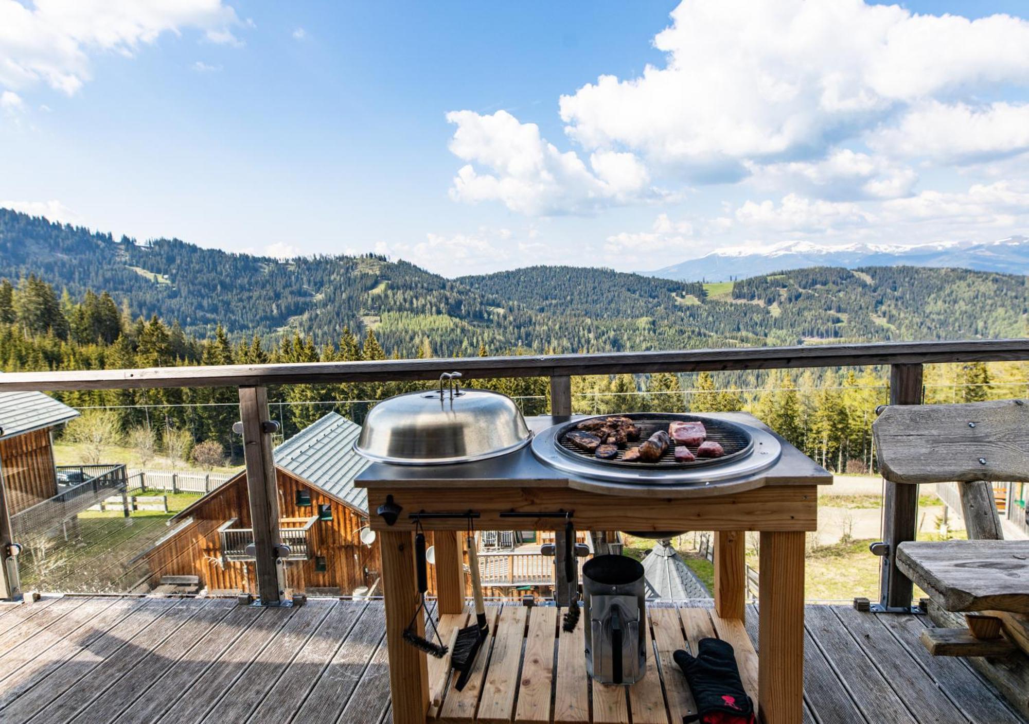 1A Chalet "Wolke" Wandern, Grillen, Wellness Im Traumhaus Вольфсберг Екстер'єр фото