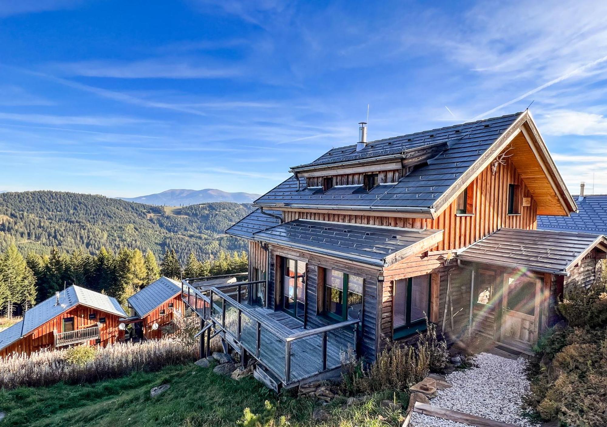 1A Chalet "Wolke" Wandern, Grillen, Wellness Im Traumhaus Вольфсберг Екстер'єр фото